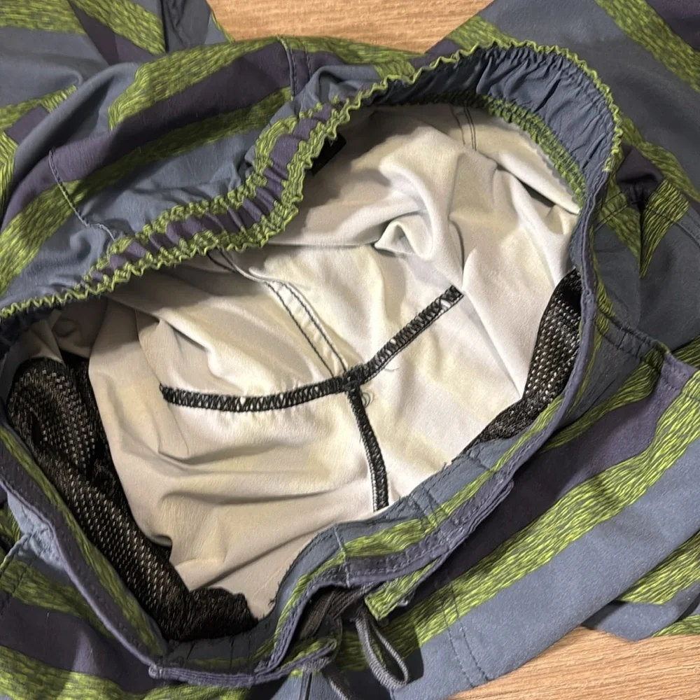 Prana shorts‎ Prana breathe shorts men’s size 28 Blue and Green Board Shorts